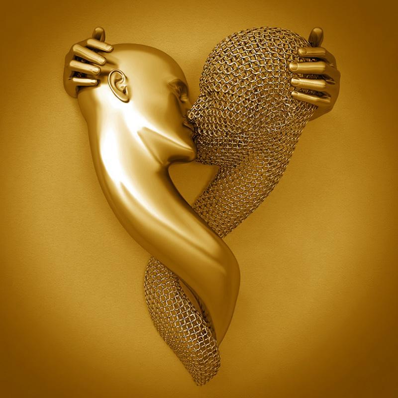 LiebesEcho – 3D Wandkunst mit Herzsymbolik