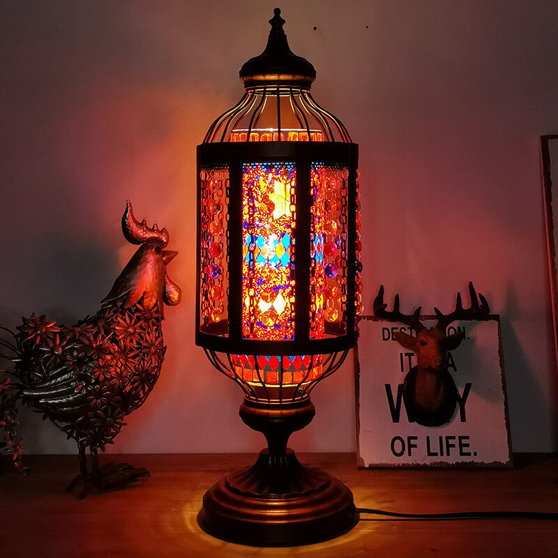 Meryem – Vintage Türkische Mosaik-Tischlampe