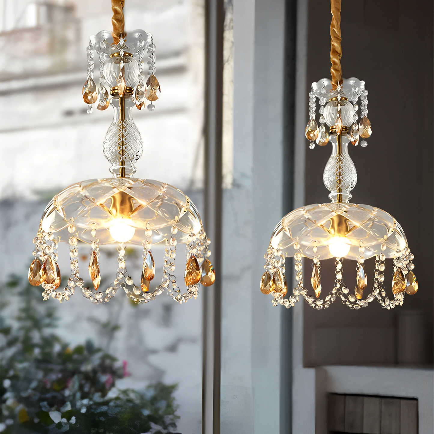 Talu – Rustikaler Rattan-Hängeleuchtenschirm für Boho- und Landhausstil