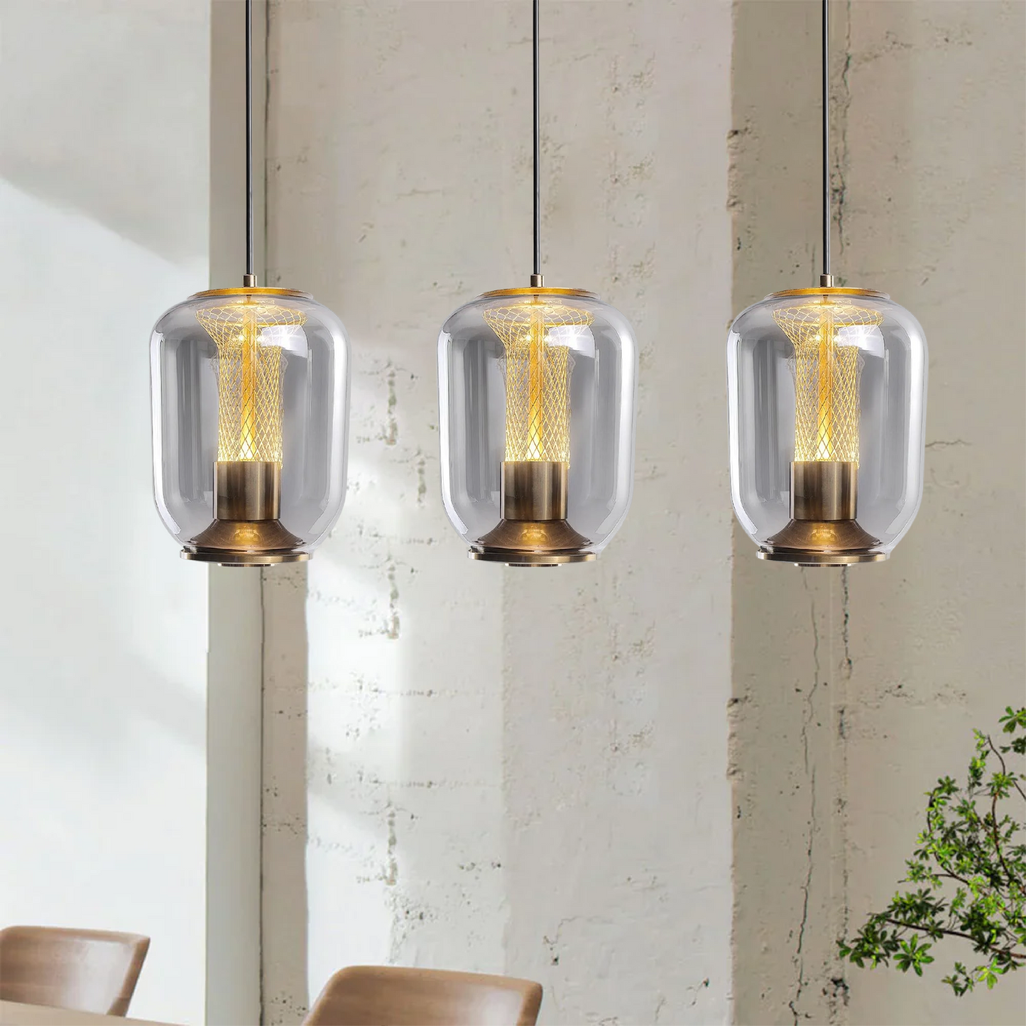 Savanna – Elegante Glas-Pendelleuchte für stilvolle Wohnräume