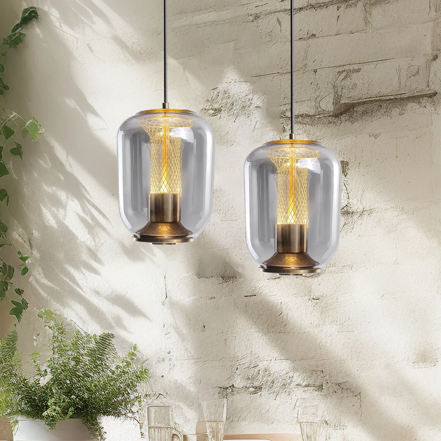 Savanna – Elegante Glas-Pendelleuchte für stilvolle Wohnräume