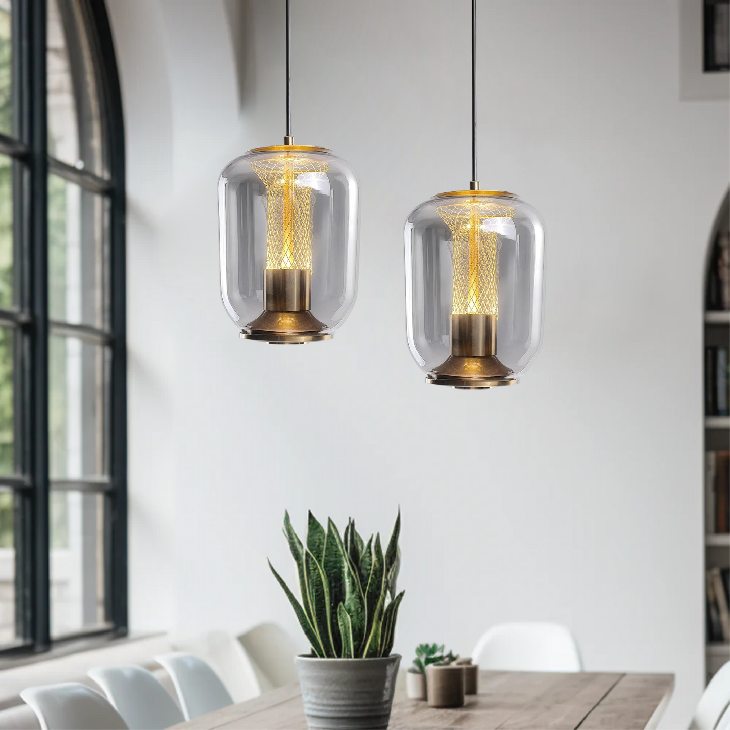 Savanna – Elegante Glas-Pendelleuchte für stilvolle Wohnräume