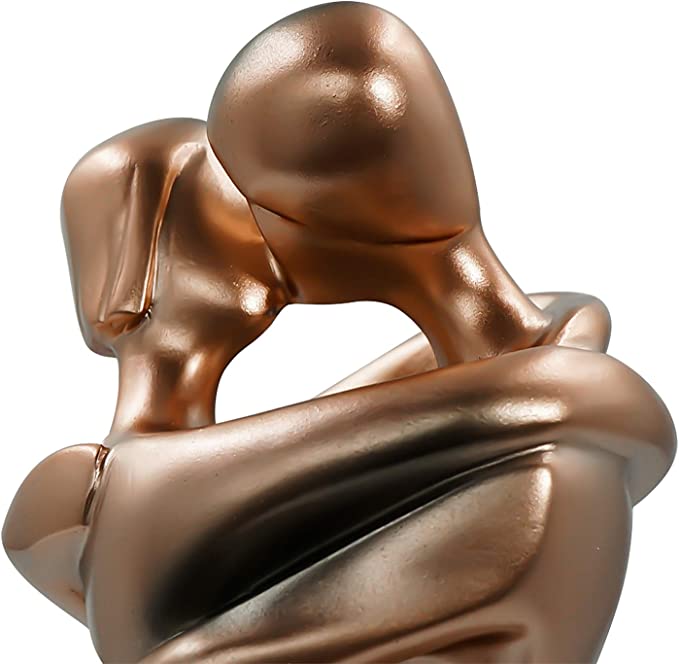 Nalaya – Liebespaar-Skulptur aus Harz
