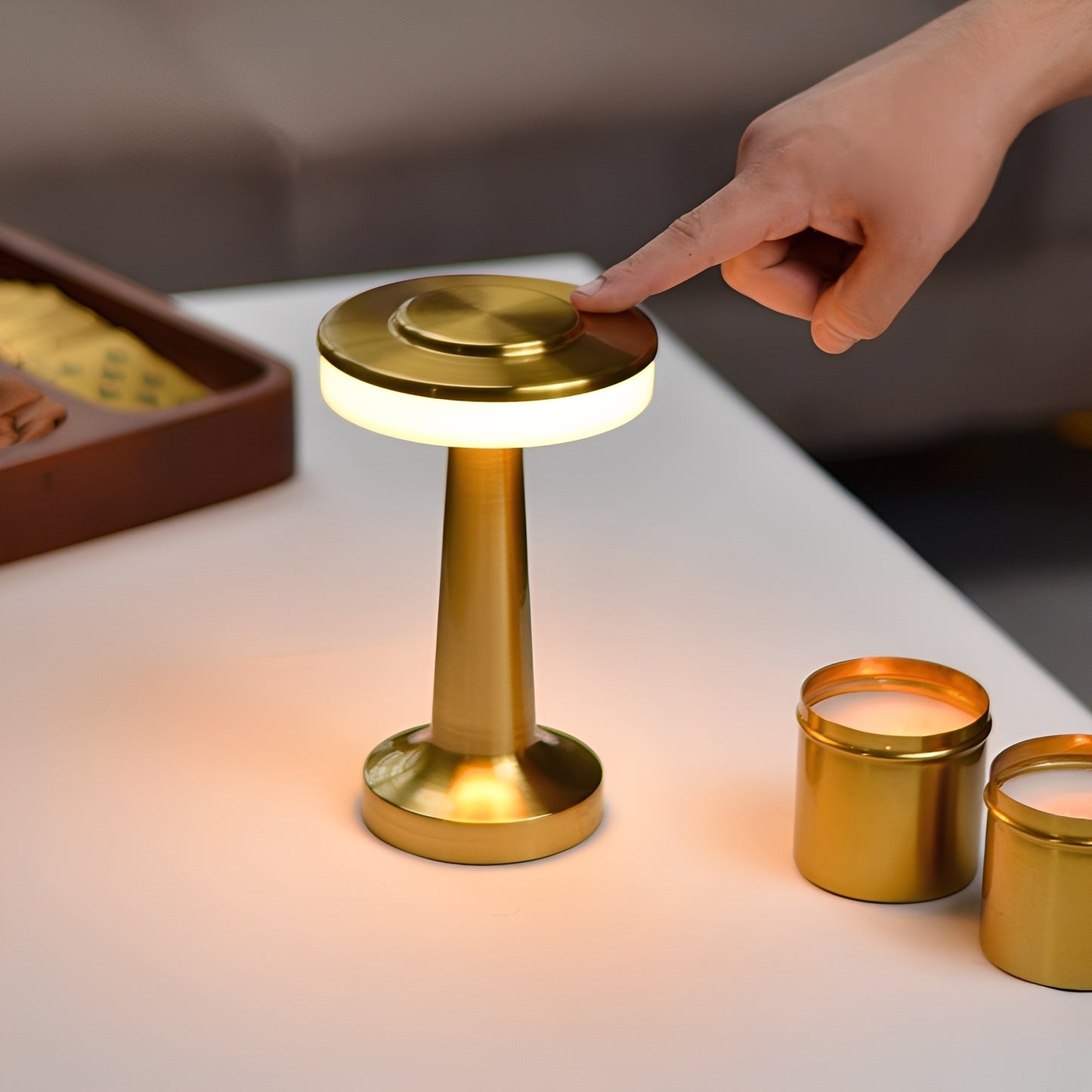 Zamira – Wiederaufladbare Dumbbell-Tischlampe