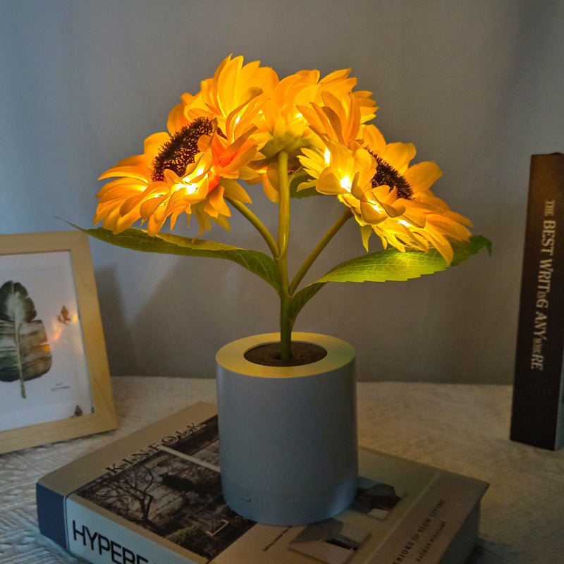 Solvyn – Glänzende Sonnenblumenlampe