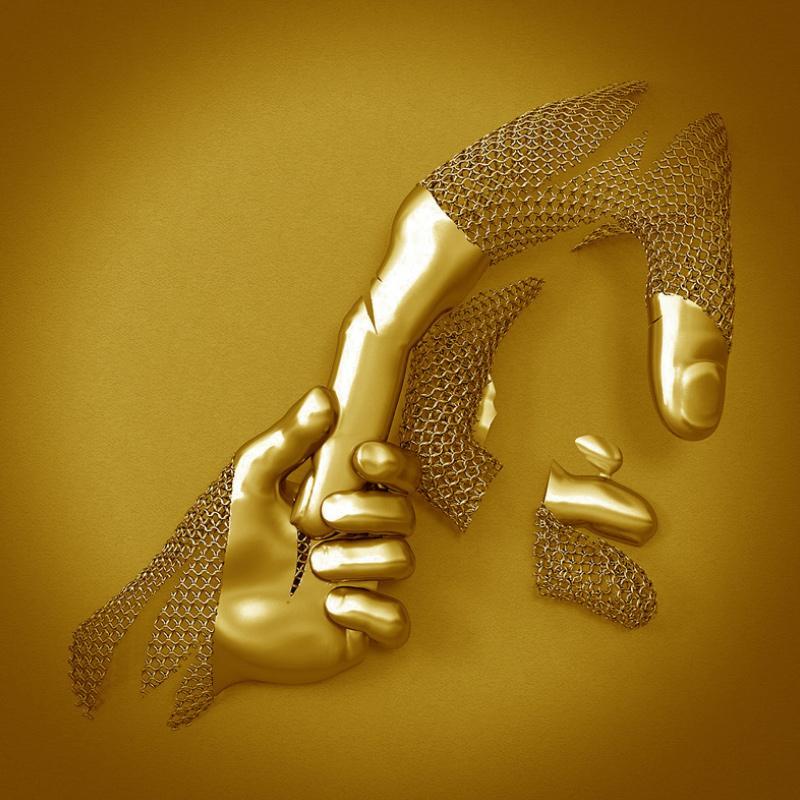 LiebesEcho – 3D Wandkunst mit Herzsymbolik