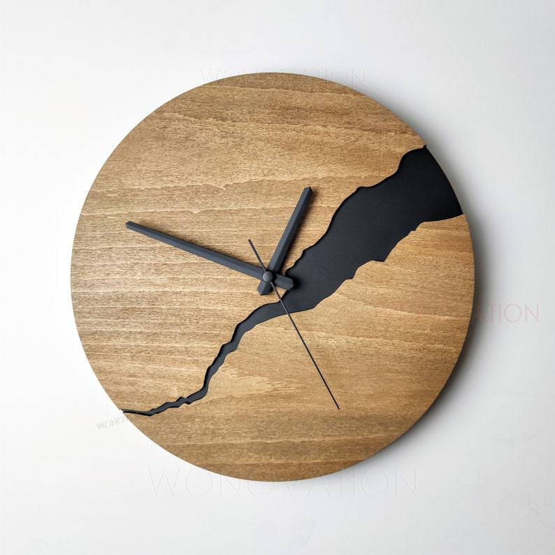 OakTick – Naturholz-Wanduhr mit edlem Vintage-Flair