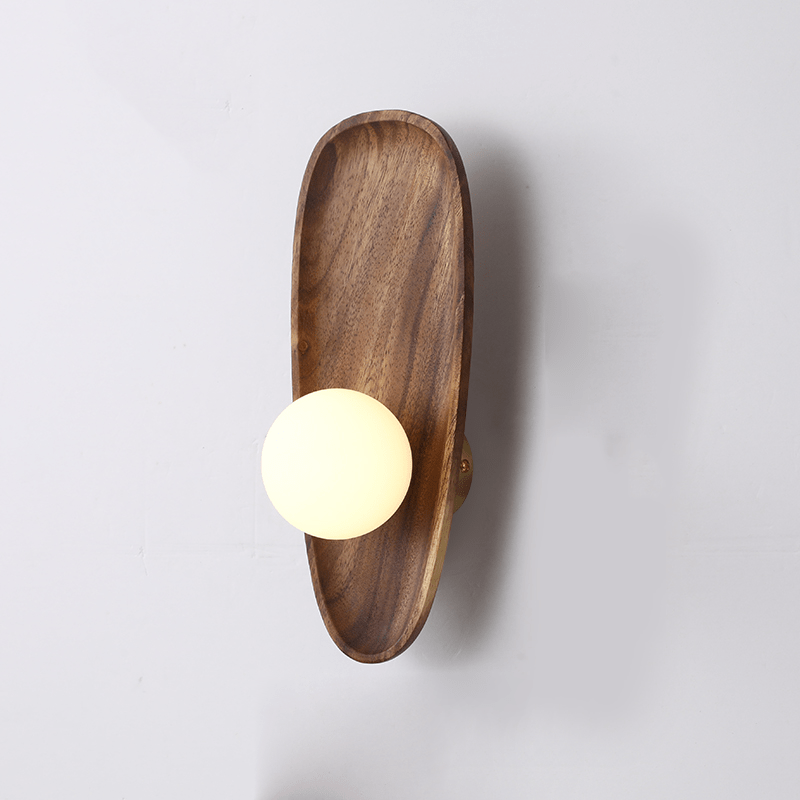 Alani – Wandlampe aus echtem Holz
