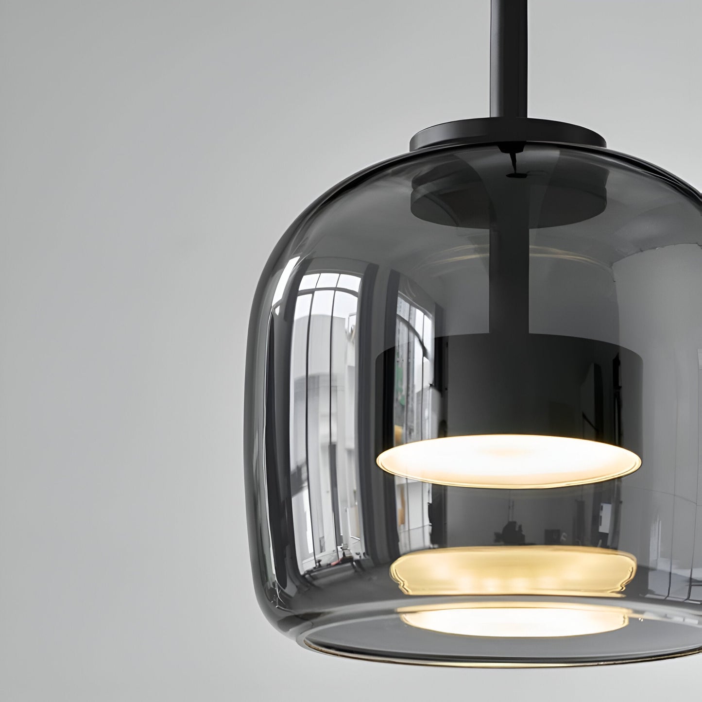 Solenn – Retro Moderne Glas LED Pendelleuchte