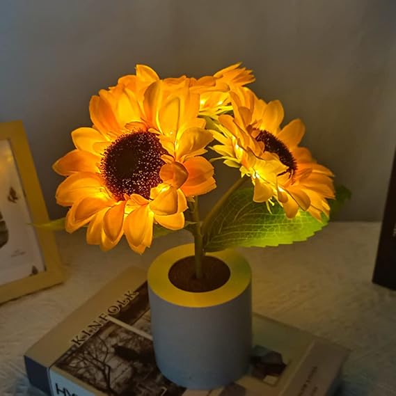 Solvyn – Glänzende Sonnenblumenlampe