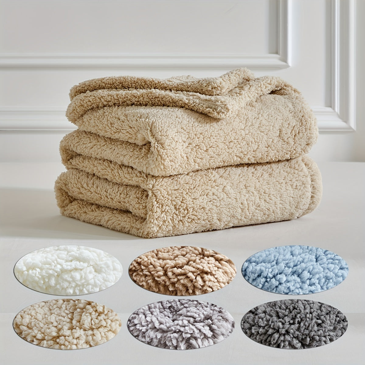 CozySherpa – Ultra-weiche Fleecedecke für gemütliche Sofa- & Bettmomente