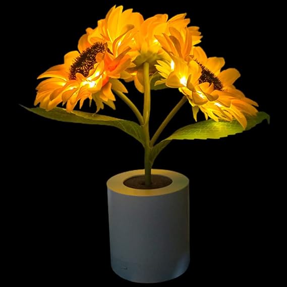 Solvyn – Glänzende Sonnenblumenlampe