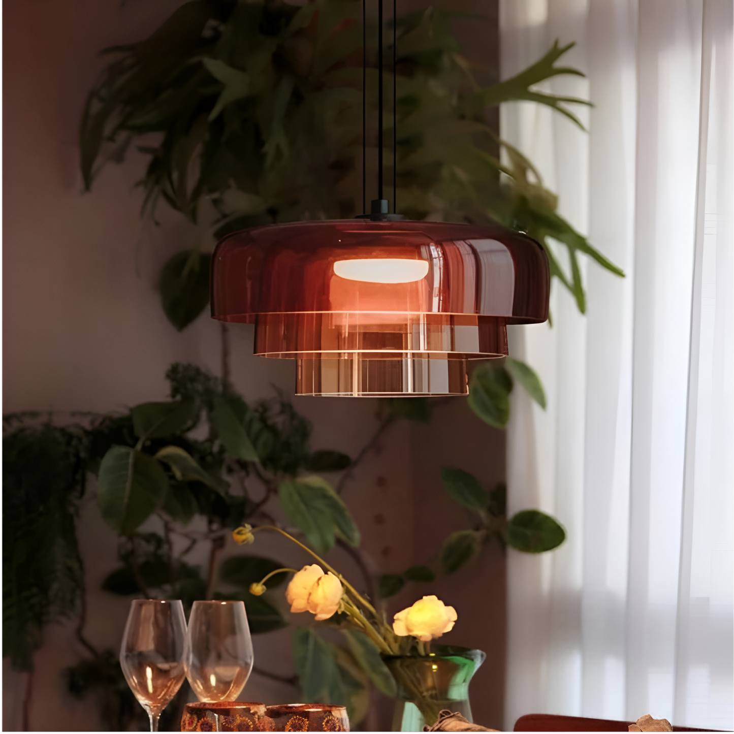 Raki – Nordic Himmelsglas-Pendelleuchte