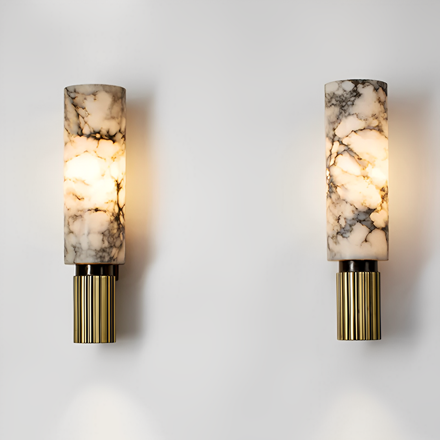 Valeria – Wandleuchte mit Marmoroptik für luxuriöse Akzente
