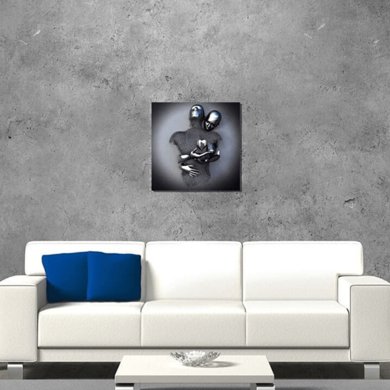 LiebesEcho – 3D Wandkunst mit Herzsymbolik