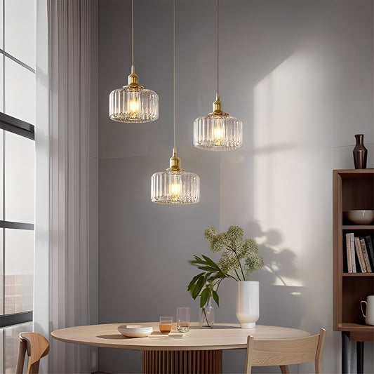 Riku – Retro-Messing-Pendelleuchte