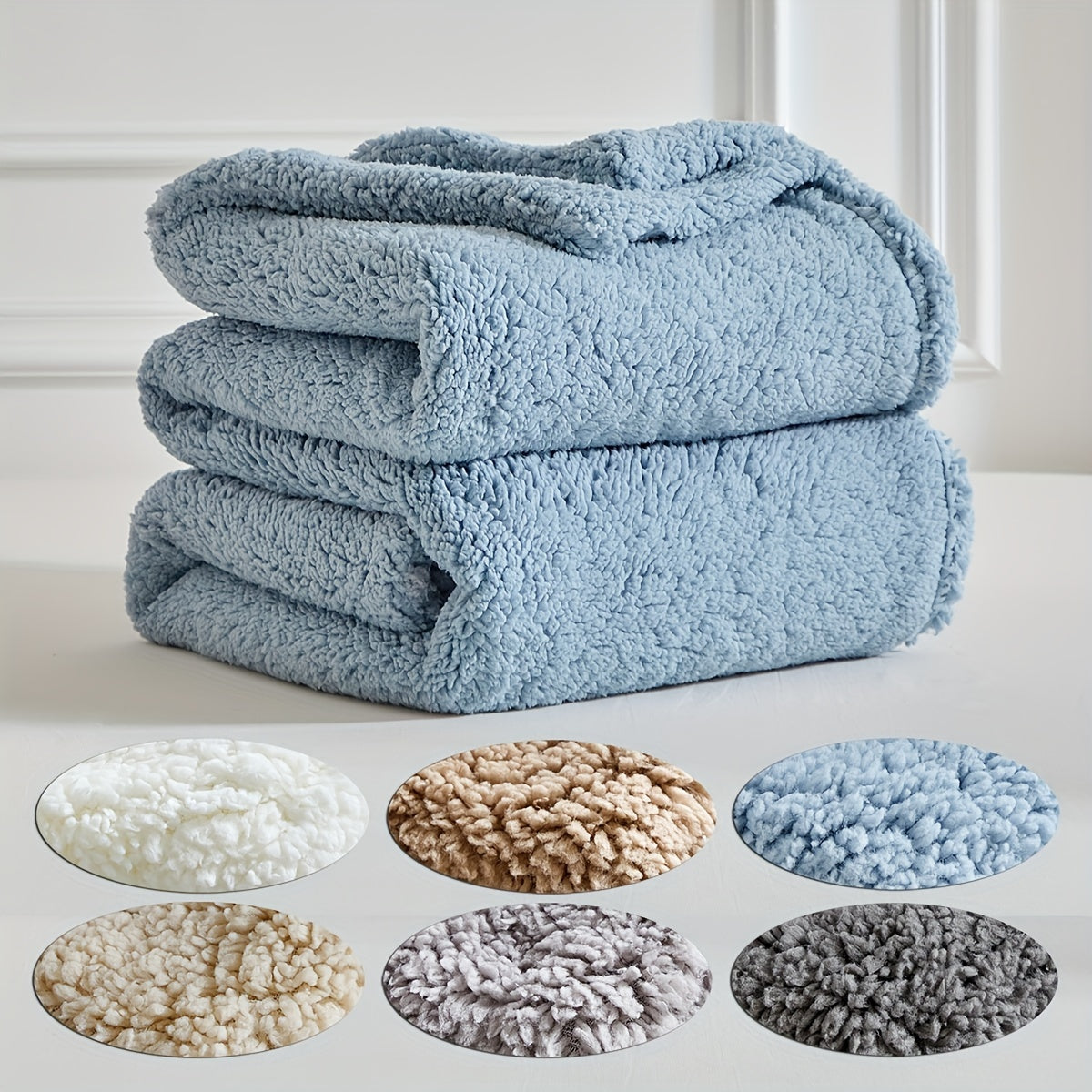 CozySherpa – Ultra-weiche Fleecedecke für gemütliche Sofa- & Bettmomente