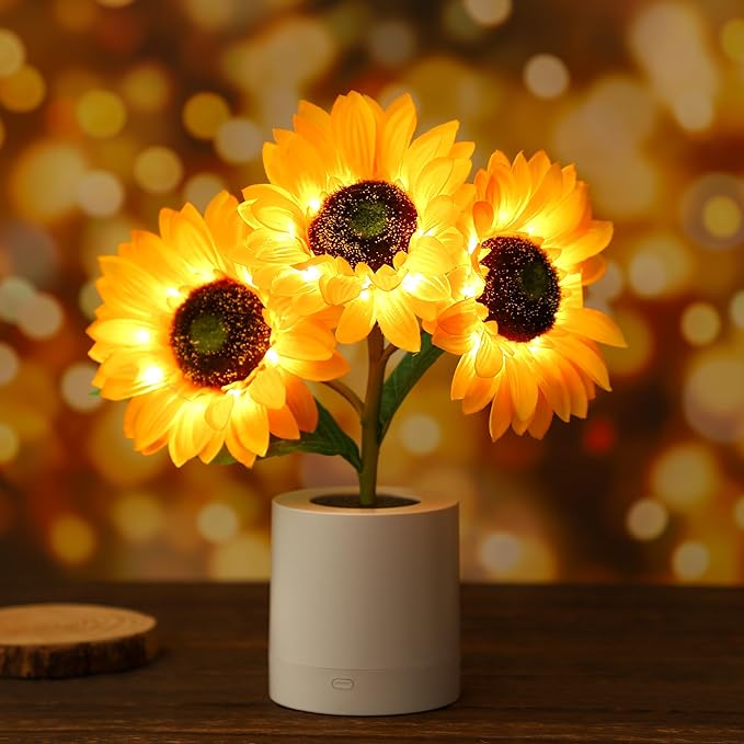 Solvyn – Glänzende Sonnenblumenlampe