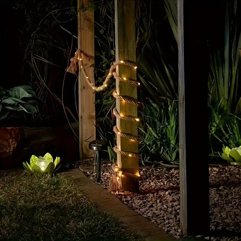 Elias – Verzauberte Seil-Lampe im Rustikal-Stil