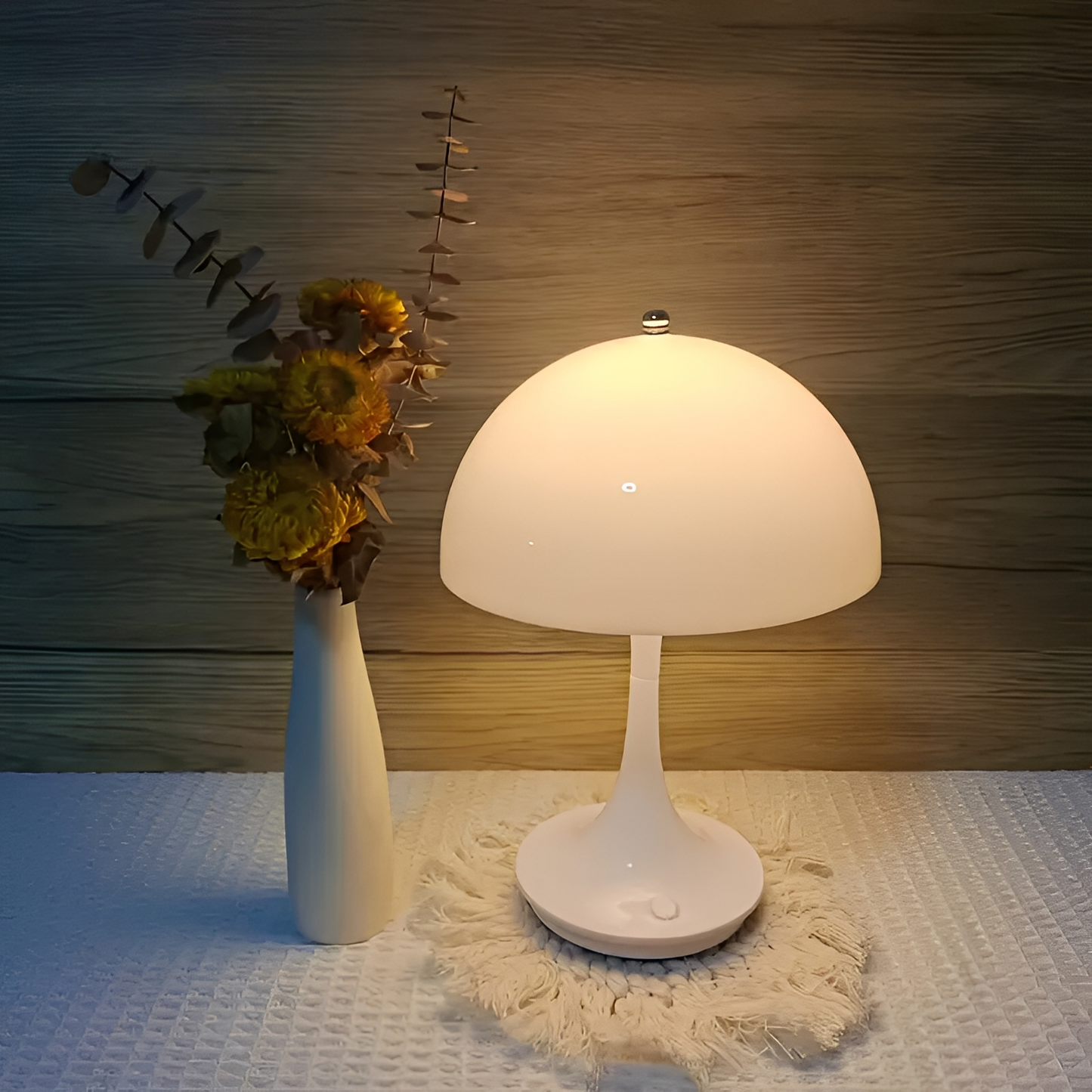 Mimi – Aufladbare Pilz-Tischlampe mit Touch-Funktion