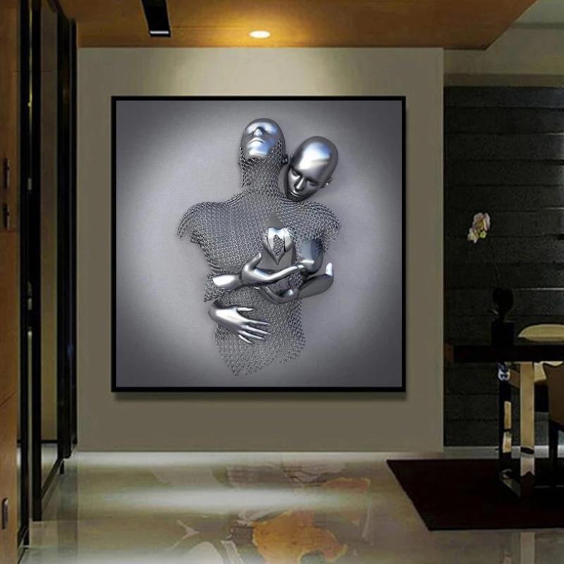 LiebesEcho – 3D Wandkunst mit Herzsymbolik
