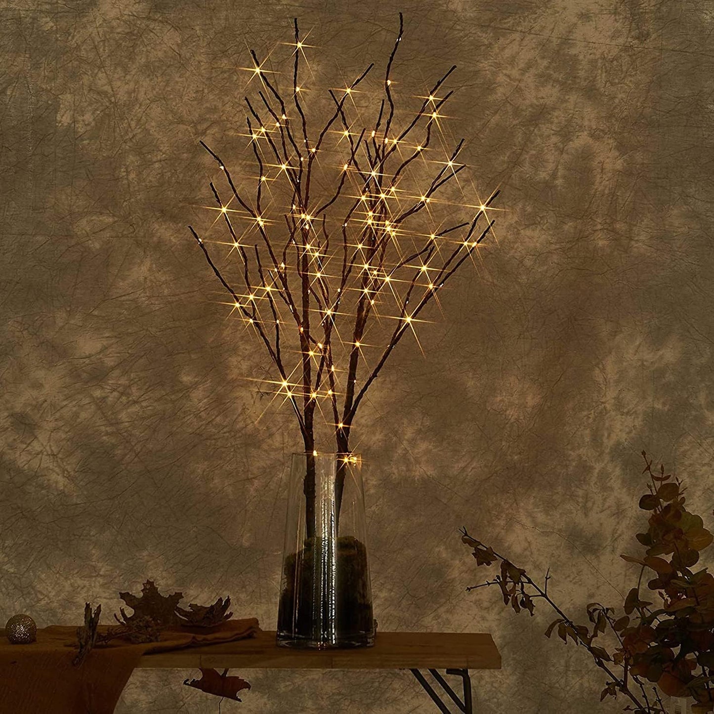 Marilyn – Weidenzweig-Lampe mit sanftem Naturlicht