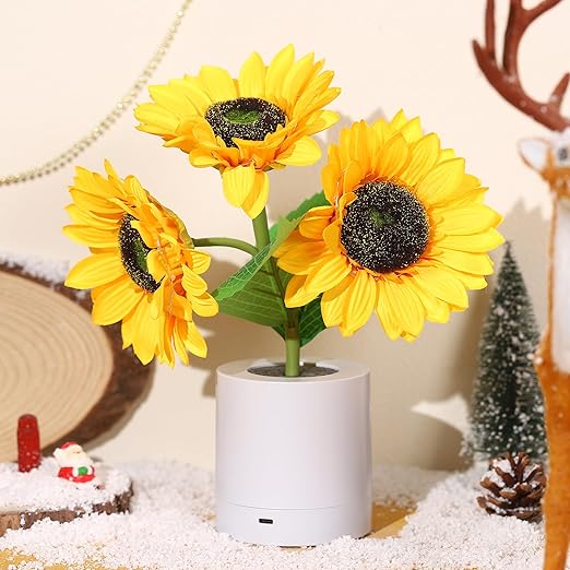 Solvyn – Glänzende Sonnenblumenlampe