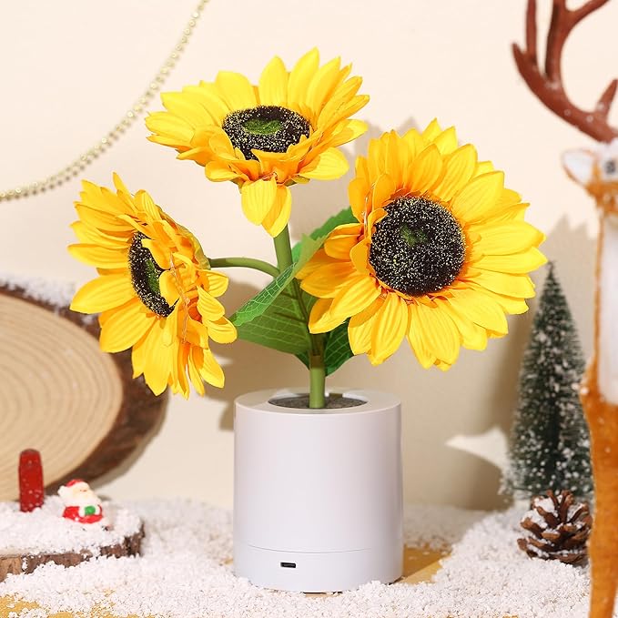 Solvyn – Glänzende Sonnenblumenlampe