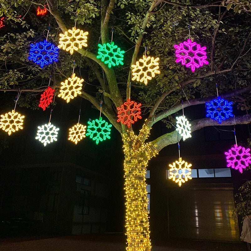 Frostella – LED Schneeflockenlicht für festliche Outdoor-Weihnachtsbeleuchtung