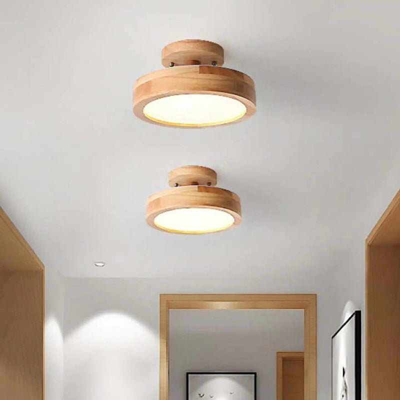HolzAura – Zeitgemäße LED-Deckenlampe