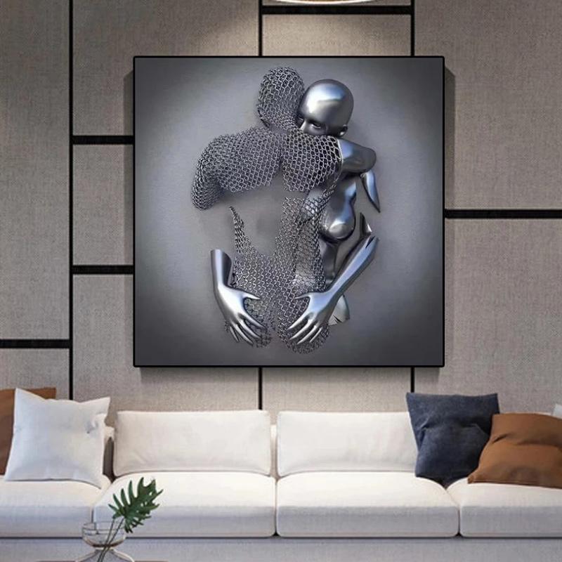 LiebesEcho – 3D Wandkunst mit Herzsymbolik