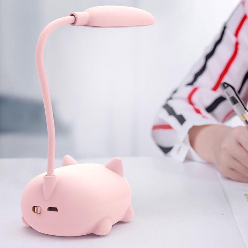 MiauLight – Cartoon-Schreibtischlampe mit LED