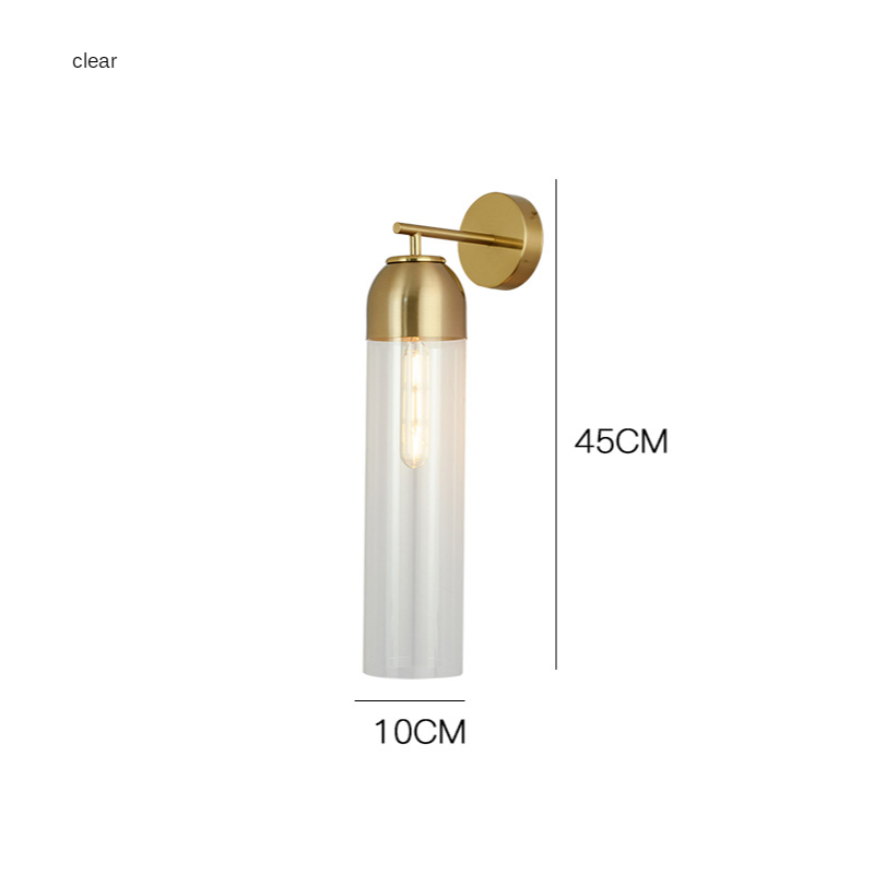 Elowen – Wandlampe aus Kunstglas