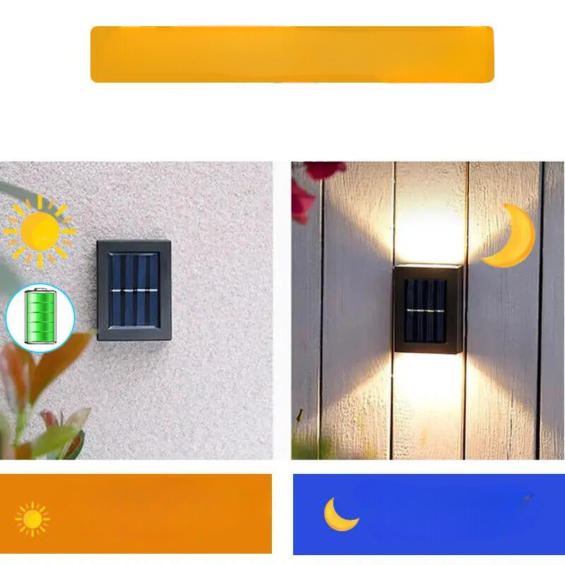 Solar-Wandleuchte für den Außenbereich