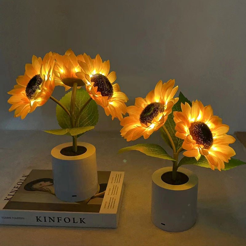 Solvyn – Glänzende Sonnenblumenlampe