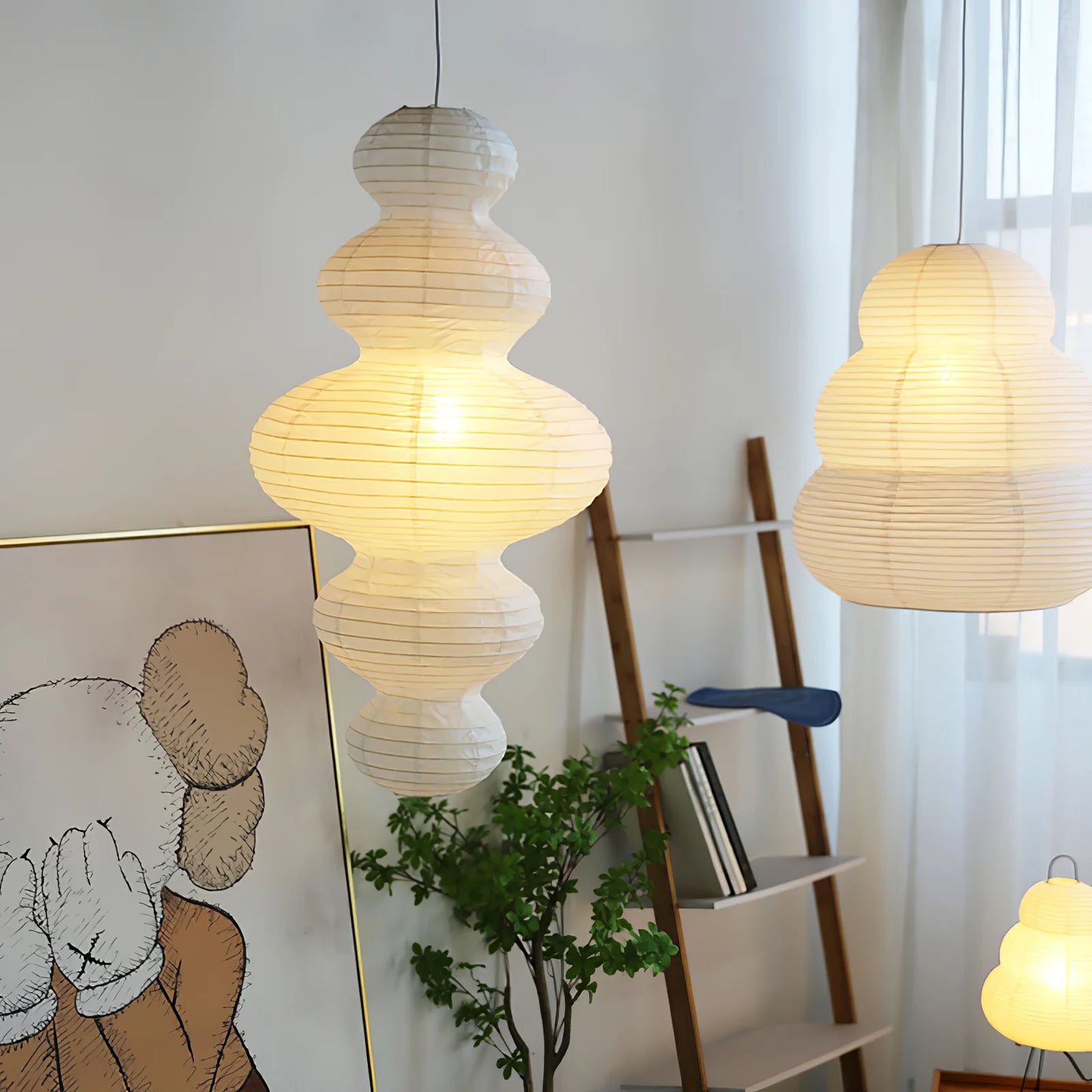 Sora – Xuan-Papier Designer Kronleuchter