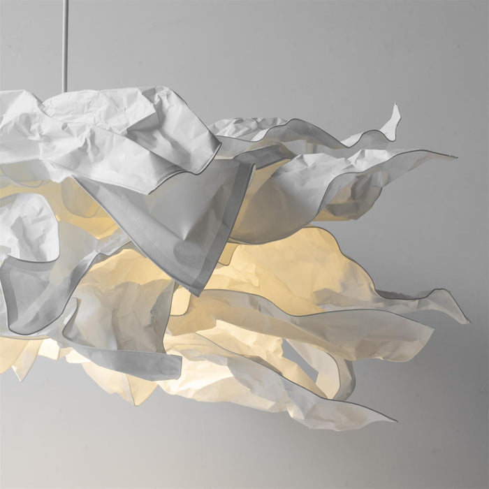 Ika – Minimalistische Papierwolken Pendelleuchte