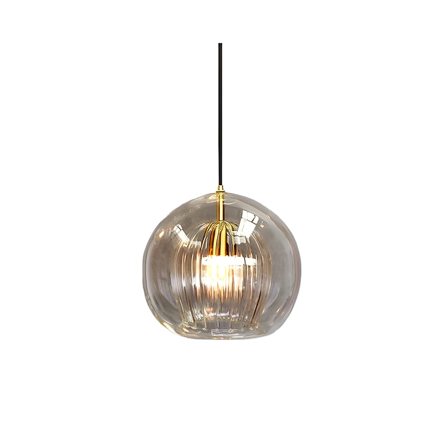 Pia – Schlichte Glas-Pendelleuchte