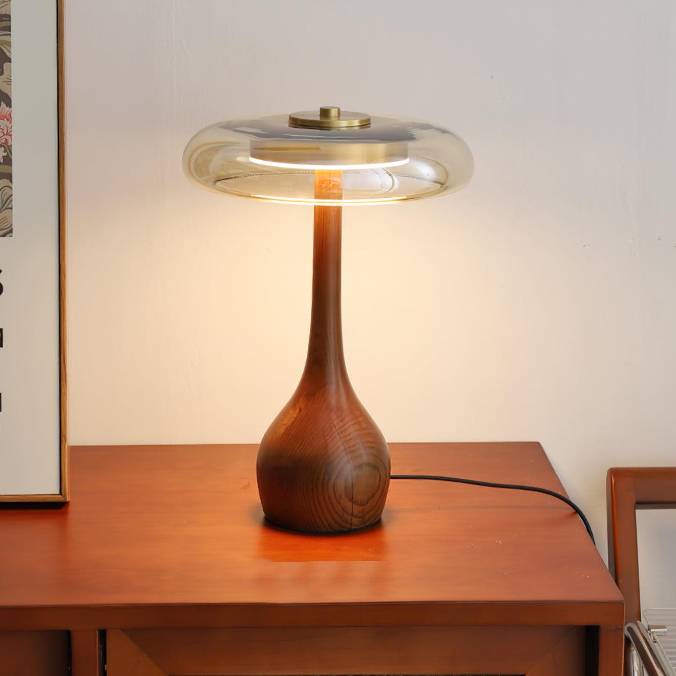 Andi – Glas-Tischlampe