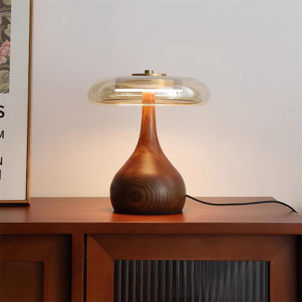 Andi – Glas-Tischlampe