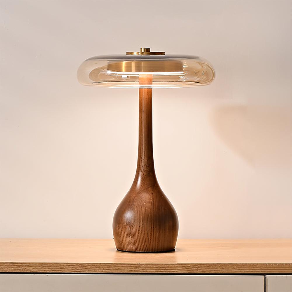 Andi – Glas-Tischlampe