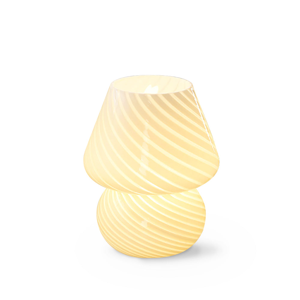 Ansel – Glas-Tischlampe