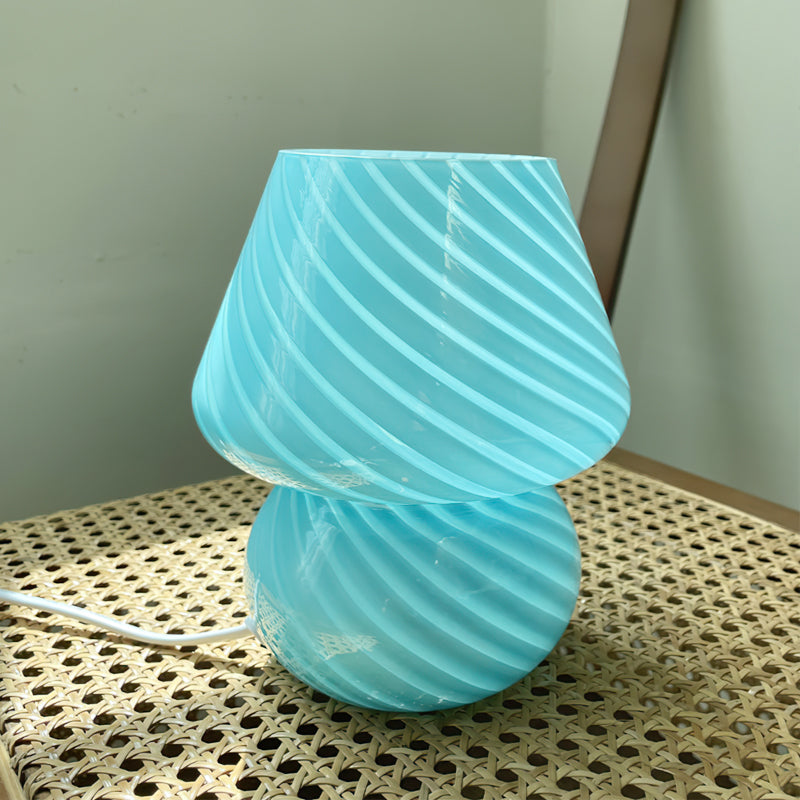 Ansel – Glas-Tischlampe