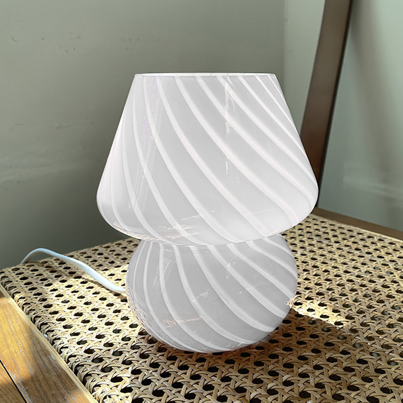 Ansel – Glas-Tischlampe