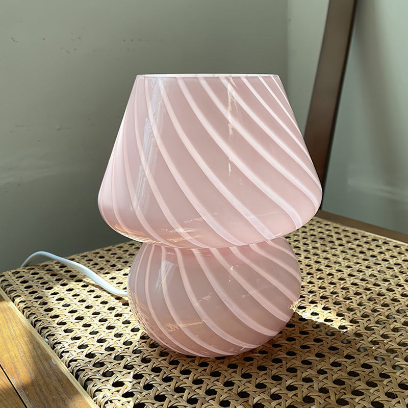 Ansel – Glas-Tischlampe