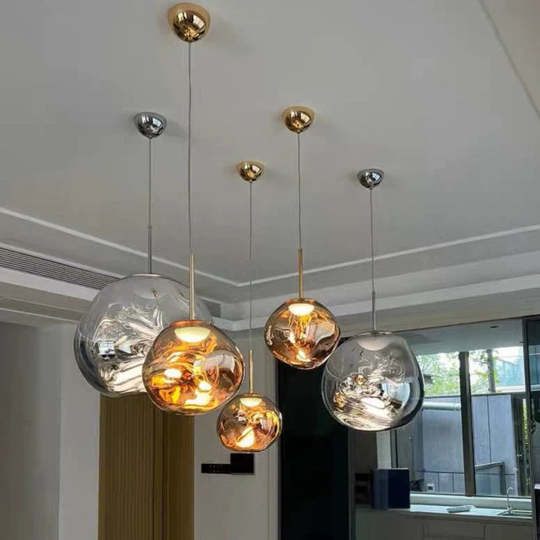 Aurelia – Postmoderne Nordische Glas-Hängeleuchte