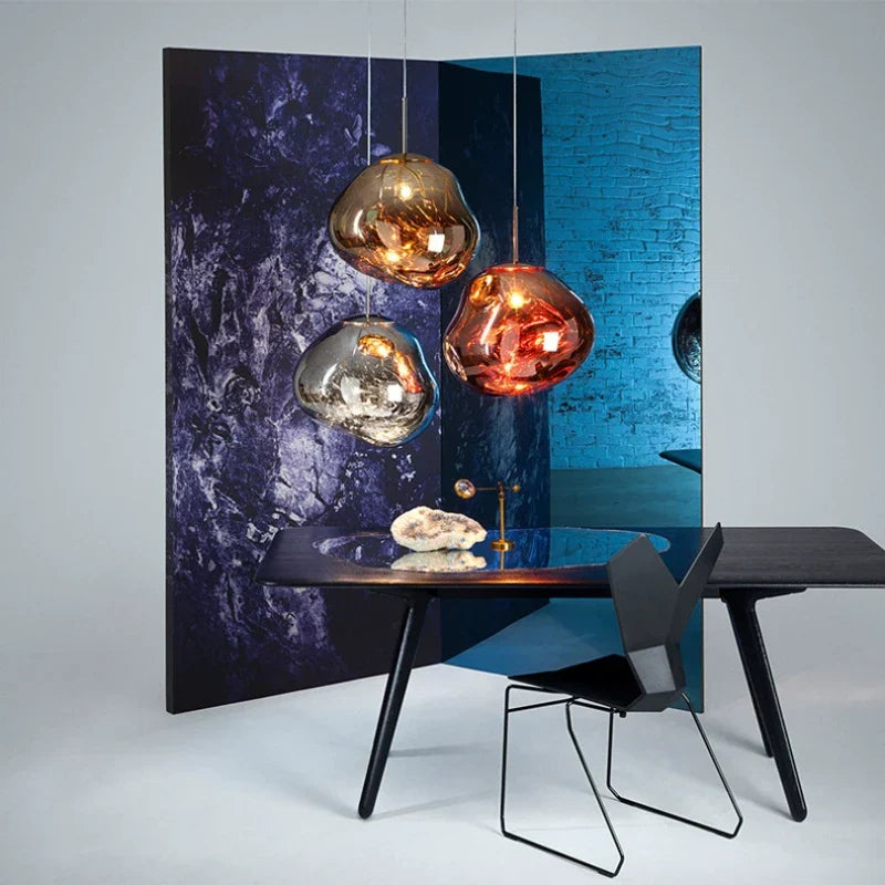 Aurelia – Postmoderne Nordische Glas-Hängeleuchte