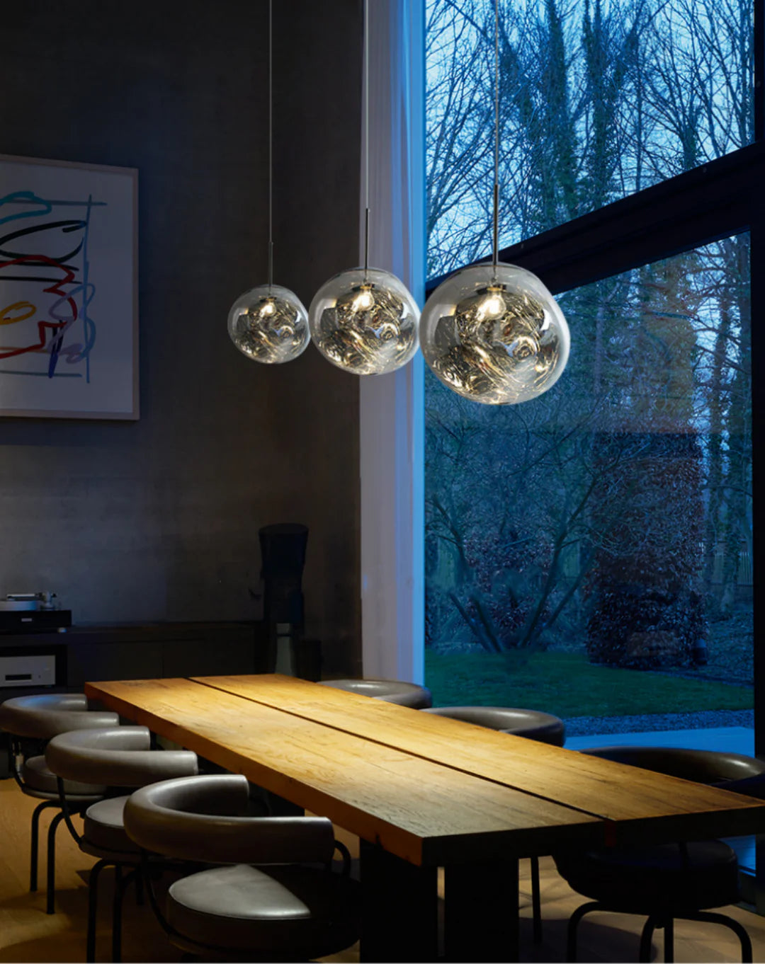 Aurelia – Postmoderne Nordische Glas-Hängeleuchte