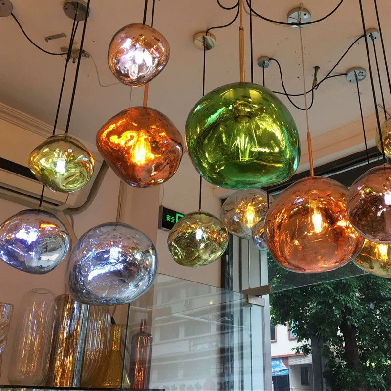 Aurelia – Postmoderne Nordische Glas-Hängeleuchte