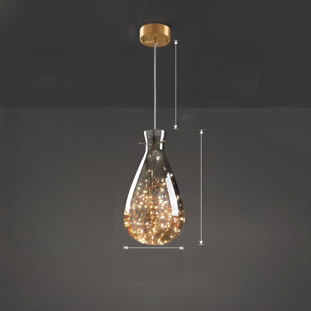 Nerea – Moderner Glas-Kronleuchter